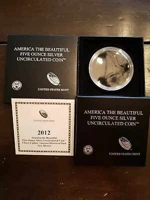 2012 P Chaco 5oz Silver US Mint Box Coa & Capsule ( NO COINS ) • $35