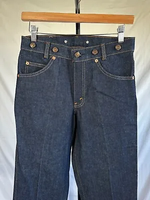 Vintage LEVI's 40752-0209 28x30 Suspender Raw Jeans Orange Tab Deadstock Sample • $89.99