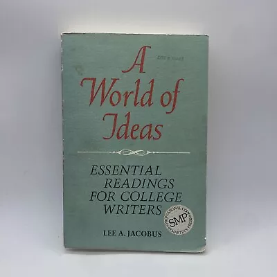 A World Of Ideas : Essential Readings For College Writers (1983 Paperback) EUC • $15