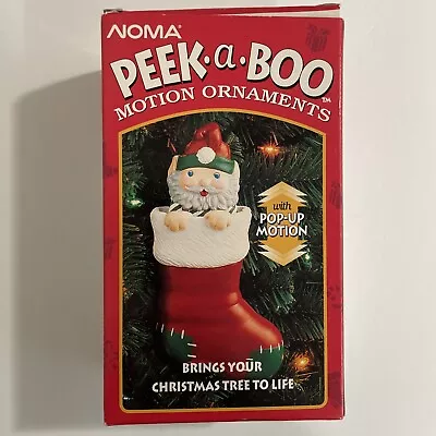 Noma Peek A Boo Santa Motion Ornament • $15