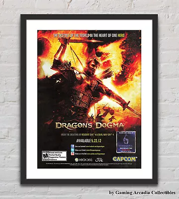 Dragon's Dogma PS3 XBOX 360 Glossy Promo Ad Poster Unframed G6243 • $14.98