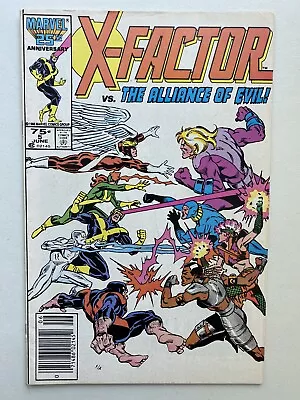 X-Factor #5 Newsstand 1st Cameo Appearance Apocalypse MARVEL 1986 • $15