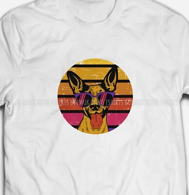 £9.89 • Buy Retro 80s Jack Russell Dog 100% Cotton Premium Unisex White Mens T-shirt