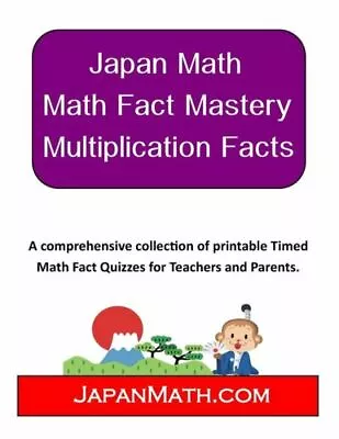 Japan Math - Math Fact Mastery Multiplication Facts: A Comprehensive And Co... • $8.69