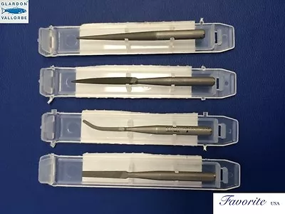 GLARDON®-VALLORBE® MINI MICRO FILES CUT 0 For MACHINES SET OF 4 SWISS MADE • $75