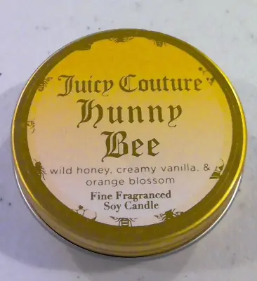 Juicy Couture ~ HUNNY BEE ~ Soy Candle ~Wild Honey Creamy Vanilla Orange Blossom • $5.48