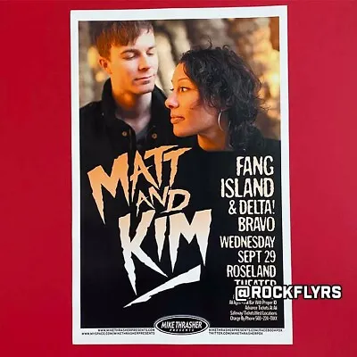 MATT And KIM 2010 Original 11x17 Concert Street Poster. Portland Oregon • $10