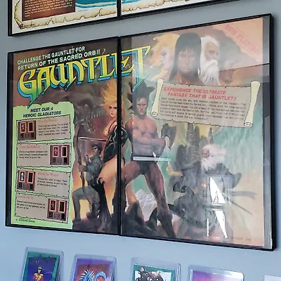£39.43 • Buy FRAMED Retro 1988 Gauntlet Ad/poster NES Arcade Video Game Wall Art