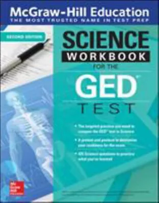 McGraw-Hill Education Science Workbook For The GED Test Second E • $13.78