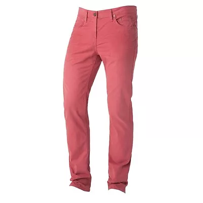 J Brand Mens Kane Slim Straight Leg Twill Jeans In Artisan Frenzy Red Size 36 • $79