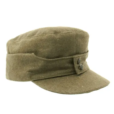 German WWII M43 Cap In Field Grey Wool- Size 7.25 (58 Cm)- M43 M1943 • $29.95