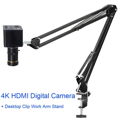 48MP /4K/ Autofocus HD HDMI Camera Microscope Zoom Lens High Distance Clip Stand • $34.95