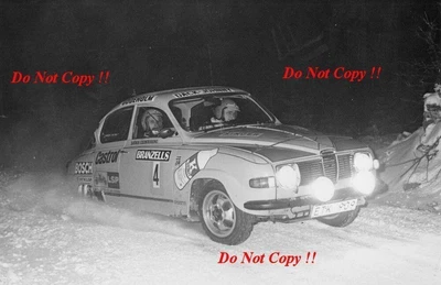 £4 • Buy Per Eklund & Bjorn Cederburg Saab 96 V4 Swedish Rally 1976 Photograph 1