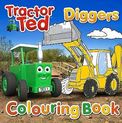 Tractor Ted Colouring Book - Diggers By Heard Alexandra Like New Used Free... • £9.09