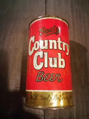 Goetz Country Club 12oz Flat Top Beer Can M.K. Goetz Brewing Co St Joseph MO • $15