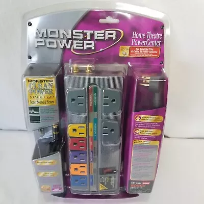 Monster Home Theatre Power Center HTS700 Satellite Cable TV Surge Protection New • $25.50