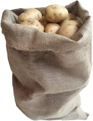 £7.99 • Buy Jute Hessian Sacks Bags 5kg To 50kg Potato Vegetable Storage Wholesale Multilist