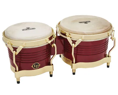 Latin Percussion Matador Series Wood Bongos - Red • $229.99