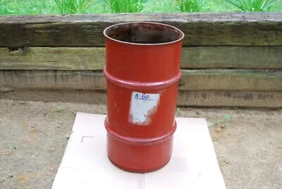 Vintage Mobil Oil Drum Mancave Trash Can Oil Can. • $35