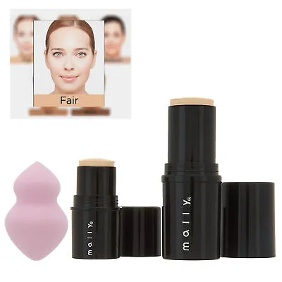 Mally Quick Fix Foundation & Concealer Stick W/Applicator FAIR Home & Away Set • $9.99