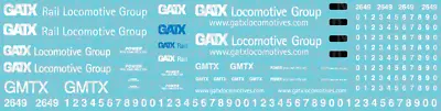 N Scale - GMTX Lease Unit And Patch Out Decal Set • $6