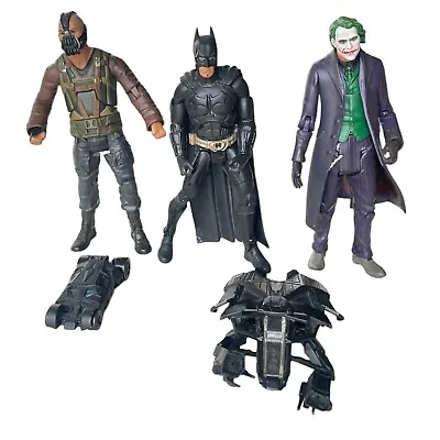$60 • Buy Mattel DC Batman The Dark Knight Rises Movie Masters Lot W Bane Joker 6  Figures