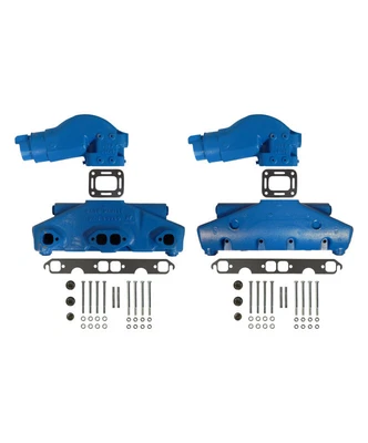 $1425.99 • Buy Barr Manifold Exhaust Kit For Crusader Small Block GM Center Style W/ 6-3/4  Ris