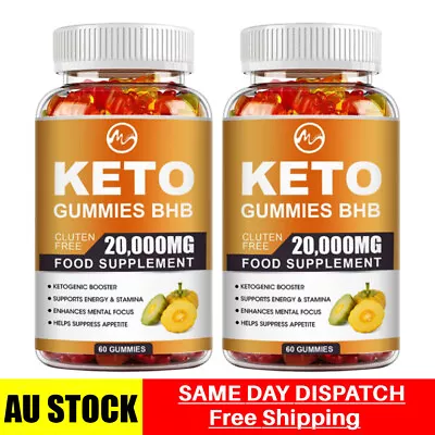 2 Packs Weight Loss Keto Gummies Fat Burner Dietary Supplement For Men Women • $46.99