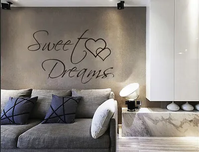 £4.54 • Buy Art Vinyl Wall Sticker Mural Decal Home Decor Sweet Dreams Bedroom UK 164