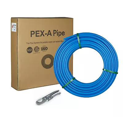 EFIELD 3/4  X 300ft Blue Pex-A Pipe/Tubing For Potable Water With Pipe Cutter • $149.99