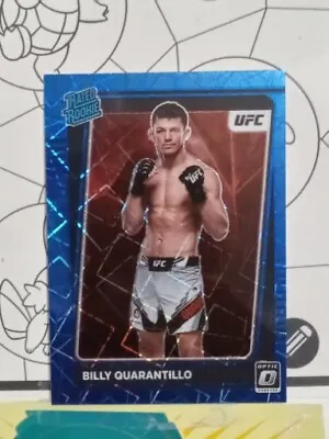 2022 Panini Donruss Optic UFC Bill Quarantillo Rated Rookie Blue Velocity! • $7.50