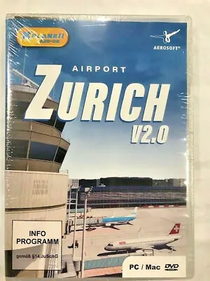 $34.99 • Buy Airport Zurich V2.0 Xplane 11 Add-on PC/MAC DVD NEW!