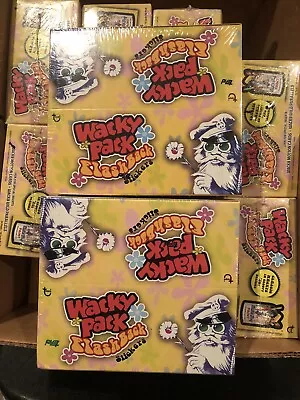 Wacky Packages FLASHBACK Series 1 SEALED BOX 24 Packs Listing Is For (1) Box • $52.99