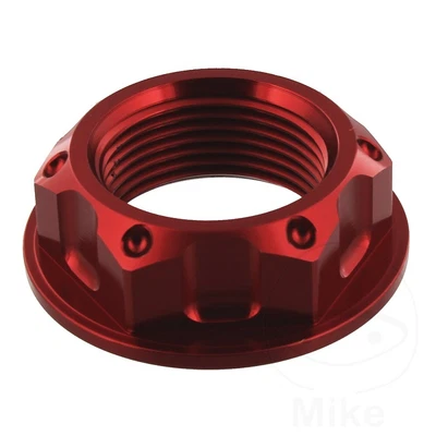 $25.19 • Buy Steering Stem Nut M24X1.50mm Alu Red For Honda CX 650 T Turbo D 83-85