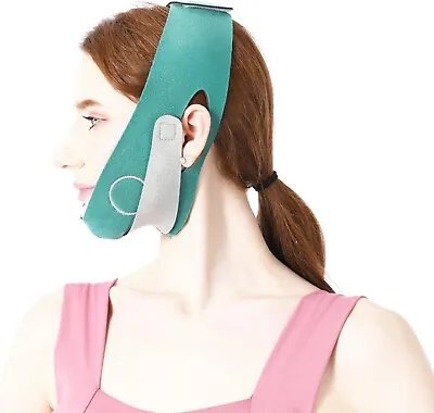 Face V-Line Slim Lift Up Mask Double Chin Cheek Reducer Slimming-Belt Strap Band • £4.97