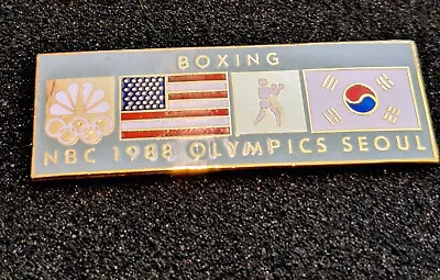 1988 Seoul Olympics Nbc Media Pin     • $9