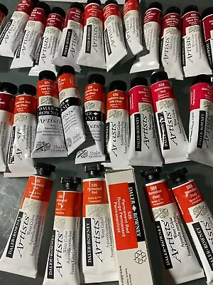 Daler Rowney Artist Watercolour Paint Tubes 15 Ml. RED Colours. • £6.99
