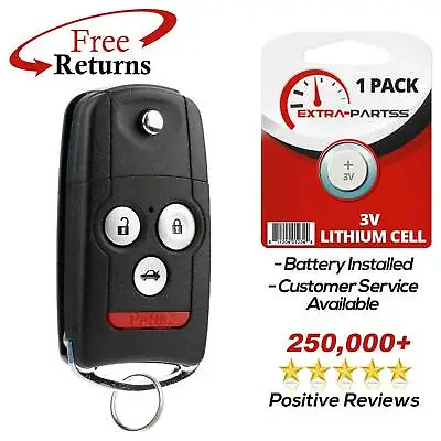 For 2009 2010 2011 2012 2013 2014 Acura TSX Remote Keyless Entry Flip Key Fob • $17.95