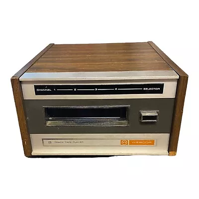 WEBCOR 8-Track Cartridge Tape Recorder Player Vintage ** UNTESTED** (1511) • $19.79