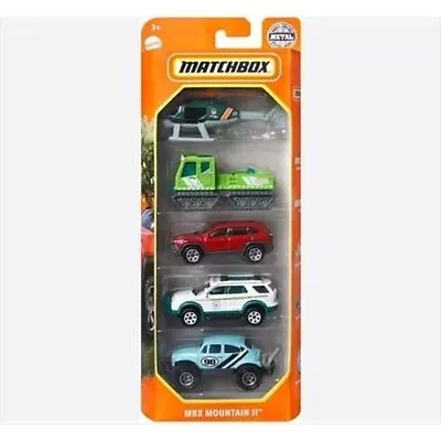 Matchbox MBX Mountain II 1:64 Scale 5 Car Pack HFH07 Inc. VW Beetle *NEW* • £11.99