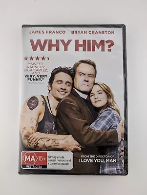 Why Him? (DVD 2017) James Franco Bryan Cranston Region 4 Romantic Action Rare  • $7.99