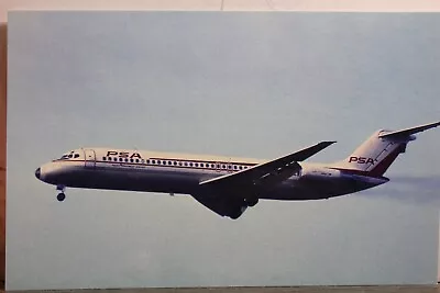 Ad Pacific Southwest Airlines DC-9 Postcard Old Vintage Card View Standard Post • $0.50