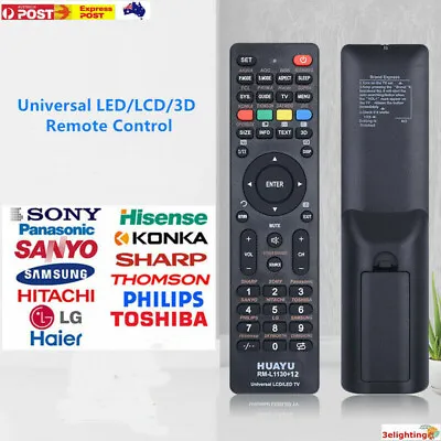 $5.80 • Buy Universal TV Remote Control LCD/LED For Sony/Samsung/Panasonic/LG/Sharp/Soniq AU