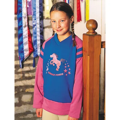 £16.99 • Buy Dublin Cuddly Ponies Stars Childrens Horse Riding Top Sweat Shirt Kids/childs