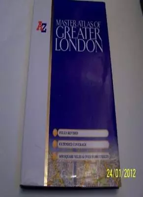 Master Atlas Of Greater London (A-Z Street Maps & Atlases) By G .9780850397567 • £3.50