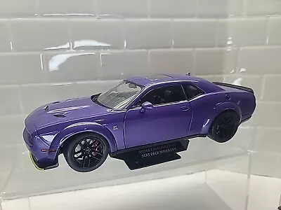 Solido 1:18 Scale Dodge Challenger R/T Scat Pack Widebody-2020 Purple Diecast • $74.95