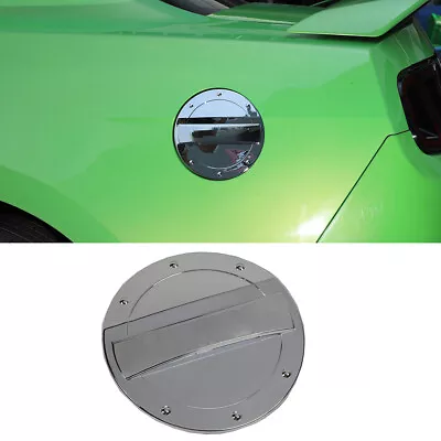 Filler Fuel Door Tank Gas Cap Cover Trim Decor For Ford Mustang 2010-2014 Chrome • $17.49