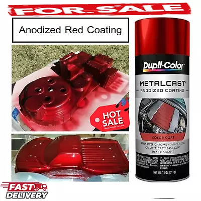 Anodized Red Coating Caliper Brake Rotor Paint High Heat Engine Enamel Spray • $23.03