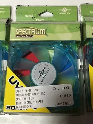 1 Vantec Spectrum PC Fan UV LED 80mm X 80mm X 25mm • $8.99