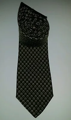 Gucci Tie Necktie Equestrian Silk Made In Italy Italian Tie Used Condition  • $30.59